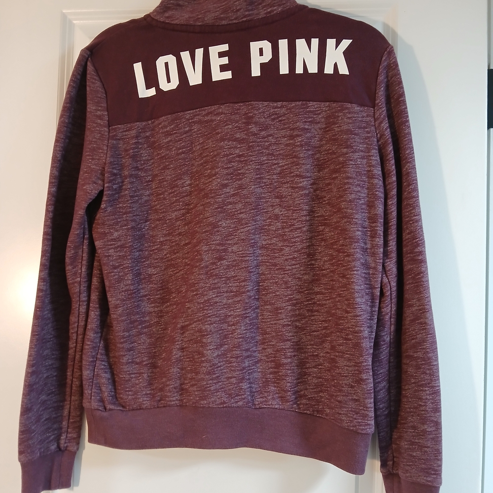 PINK Victoria's Secret Quarter Zip Sweater - Picture 5 of 6